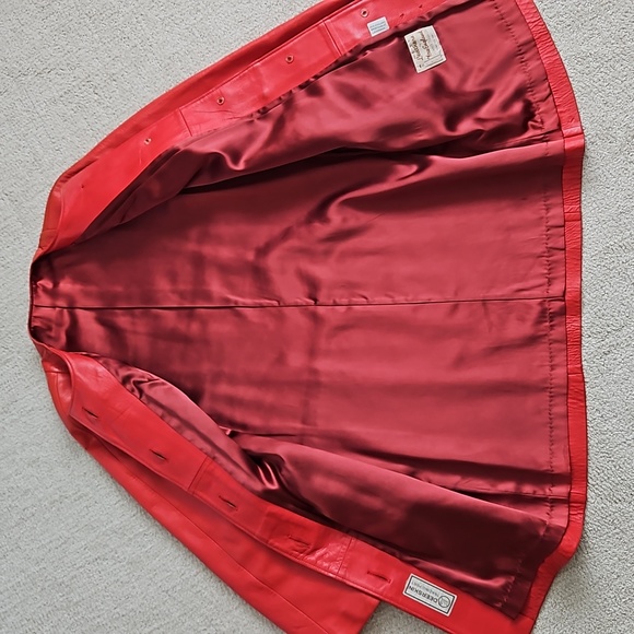 Vintage 60's mod leather coat - Picture 7 of 9